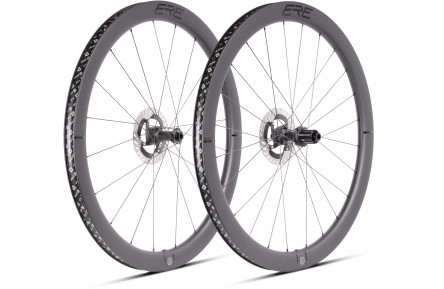 Колесо пер. + задн. 28" ERE EXPLORATOR CCR45 CARBON, Road, 100x12/142x12, CL, XDR, tubeless, черный сатин