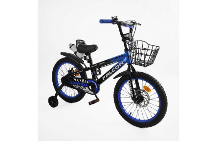 Велосипед 2-х колісний 18" "Corso Falcon" FL-18020 сталь, дод. колеса,