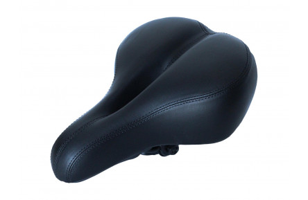 Седло комфортное с отворотом CRO 6810J 160*180мм (черный)