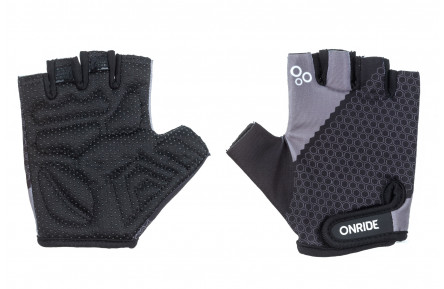 Перчатки детские ONRIDE Gem черный-серый 11-12
