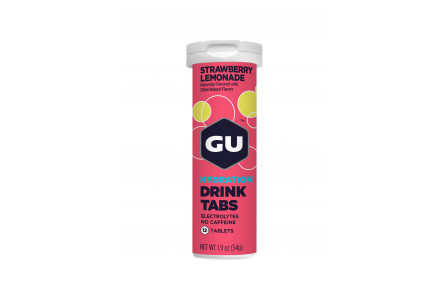 Ізотонічні таблетки GU Energy Strawberry Lemonade, 12 шт в тубі