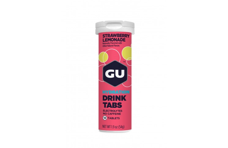 Ізотонічні таблетки GU Energy Strawberry Lemonade, 12 шт в тубі