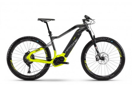 Електровелосипед Haibike SDURO HardSeven 9.0 500Wh 27,5", L, титан-чорно-жовтий, 2018