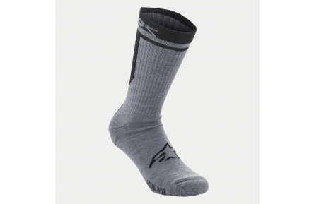 Шкарпетки Alpinestars MERINO SOCKS 24 GRAY BLACK, L