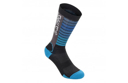 Шкарпетки Alpinestars DROP SOCKS 22 BLACK AQUA, M