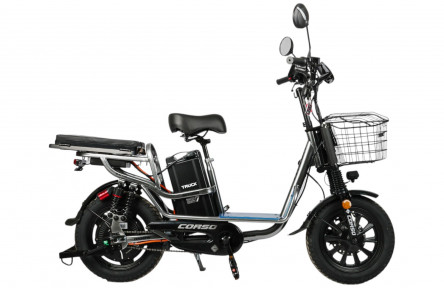 Электровелосипед Corso Truck 16" TR-20640 (1000Вт литиевый 60В 26Ач) серый