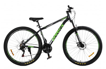 Велосипед Corso Dark-X 29" DX-29904 алюминий 17" черно-зеленый