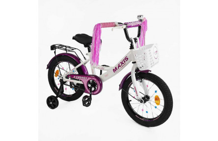 Велосипед 18" 2-х колесный "CORSO" MAXIS CL-18011, дополнительные колеса