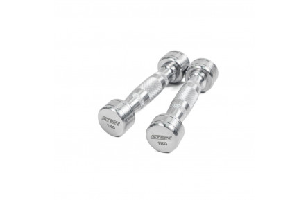 Гантель хромированная 1 кг. Stein. DB1038-1