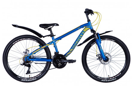 Велосипед 24" Discovery FLINT AM DD 2024 (синій)