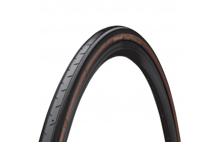 Покрышка Continental Grand Prix Classic - 28" | 700 x 25C, черная/коричневая, складная, skin