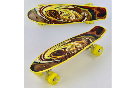 Скейт Р 13609 Best Board, доска = 55см, колеса PU, светло, d = 6см