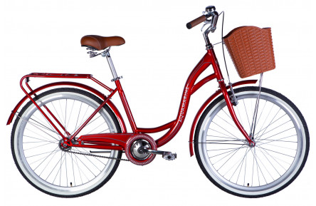 Велосипед ST 26" Dorozhnik AQUAMARINE BH рама-17" бордовий 2026