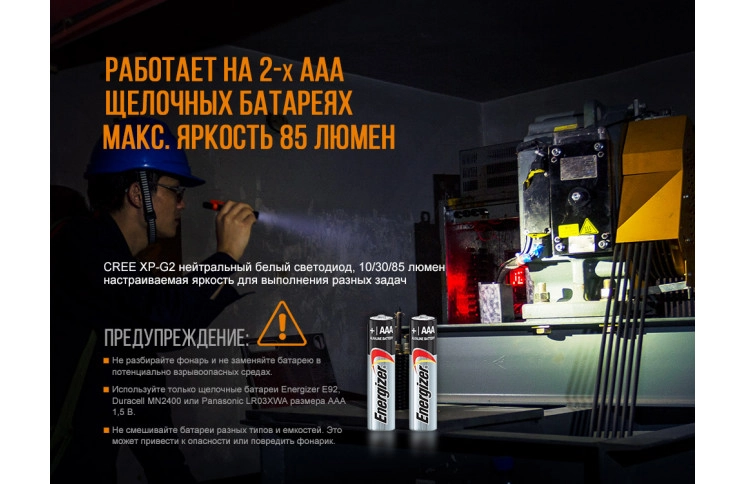 Ліхтар ручний Fenix WF05E