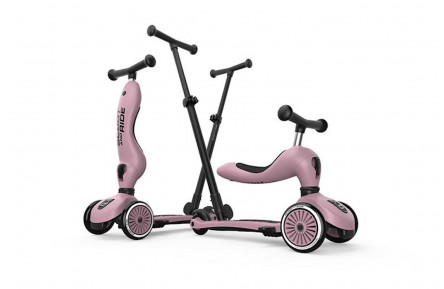 Самокат Scoot and Ride серии Highwaykick-1 Push and Go пастельно-сиреневый, до 5 лет