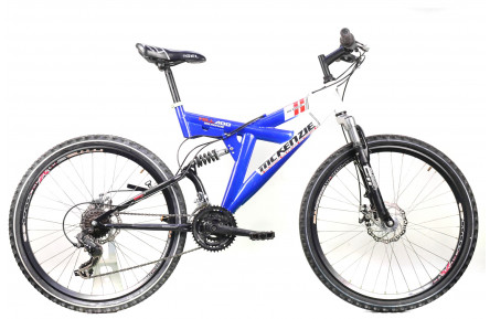 Двохпідвісний велосипед McKenzie Hill 400 26" L синьо-білий Б/В