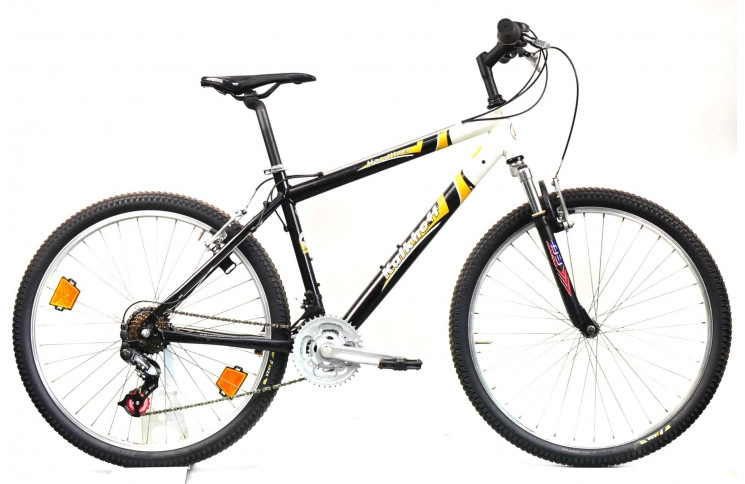 Горный велосипед Kalkhoff Hardliner 26" M черно-белый с желтым Б/У
