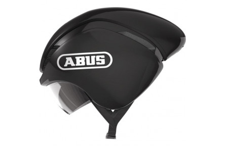 Велошолом спортивний ABUS GAMECHANGER TT Shiny Black L (58-61 см)