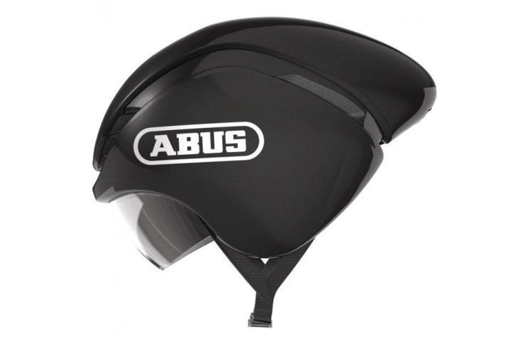 Велошолом спортивний ABUS GAMECHANGER TT Shiny Black L (58-61 см)