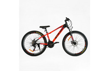 Підліткоий велосипед Corso GTR-3000 GT-26508 26" XS чорно-помаранчевий