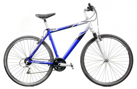 Гібридний велосипед Raleigh Sport 200 28" M синьо-сріблястий Б/В