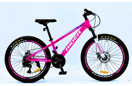 Велосипед Спортивний Corso 24" дюйми «RIDER» RD-24014 (1) рама сталева 11’’, обладнання LTWOO A2, 21 швидкість, зібран на 75