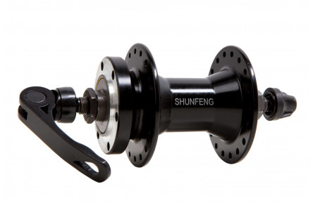 Втулка передня AL 36H під диск SHUNFENG SF-A210F чорн. з ексцентром.