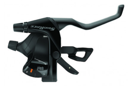 Моноблок SunRace F803 лівий, 3 швидкості, сумісний з V-Brake