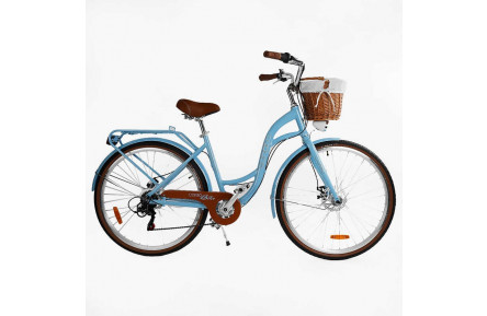 Велосипед міський Corso "Sonata" SN-28516 + КОШИК, алюміній 18"