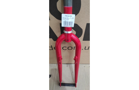 Вилка 26" Жесткая ST 1-1/8 rod-158 безрезьбовая v-br красный YS 762-1 Dorozhnik LUX