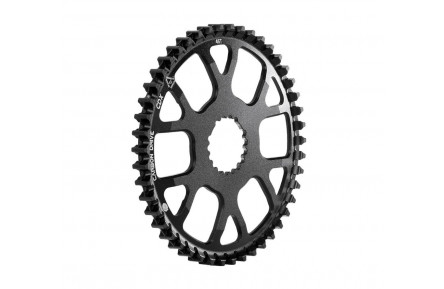 Передня зірка Gates Carbon Drive CDX S550 45.5 з нержавіючої сталі 46T, чорна