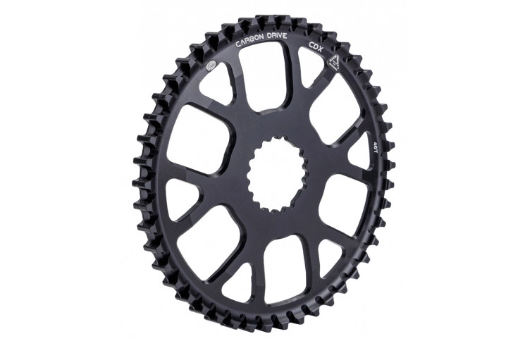 Передняя звезда Gates Carbon Drive CDX S550 54.7 Rohloff нержавеющая сталь 46T черный