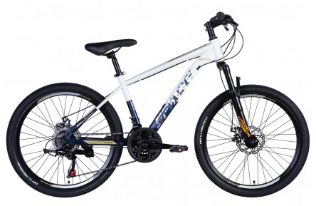 Гірський велосипед SPACE-036 DD 2024 24'' XS біло-синій