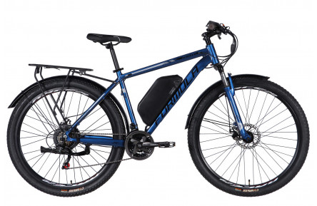 Велосипед з електроприводом 29" AL Formula eMOTION PLUS DD FR рама-19" 48B 15А*г 500Вт синьо-чорний 2026