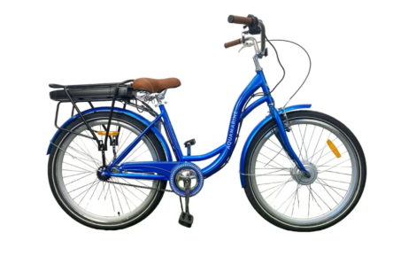 Электровелосипед Dorozhnik eAQUAMARINE 2024 26" M  36B 12.5А*г 350Вт (синій)