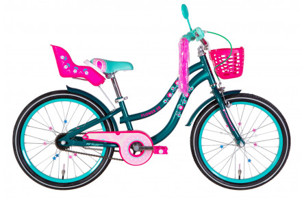 Велосипед ST 20" Formula Kid FLOWER PREMIUM BH рама-10" темно-зелений 2026