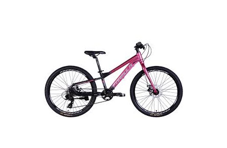 Велосипед AL 24" SPACE LYRA DD FR рама-11" розово-черный 2026