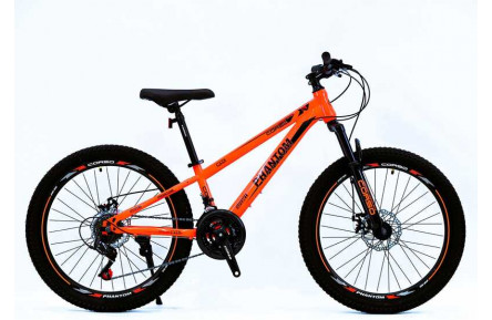 Велосипед Спортивний Corso 24" дюймів «PHANTOM» PH-81466 (1) рама сталева 11’’, обладнання SunRun 21 швидкість, зібран на 75